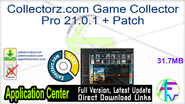 Collectorz.com Game Collector Pro 21.0.1 + Patch