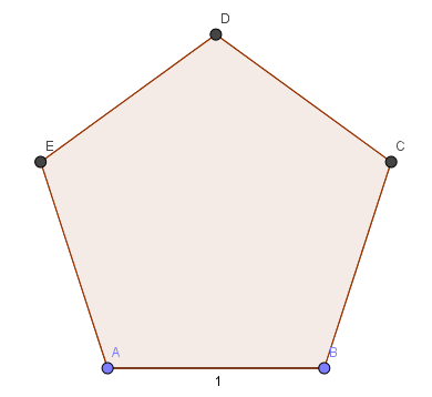El Matenavegante El Pentagono Y La Razon Aurea