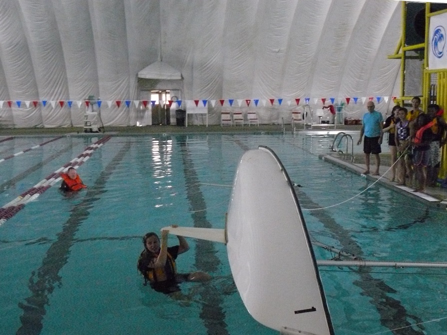 New Bern High School Naval Junior ROTC Sailing Capsize! What do we