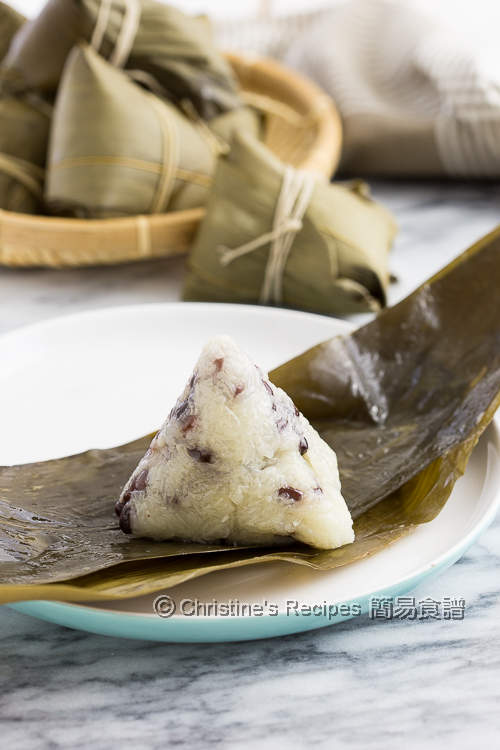 紅豆豆沙糉 Glutinous Rice Dumplings with Red Bean Fillings01