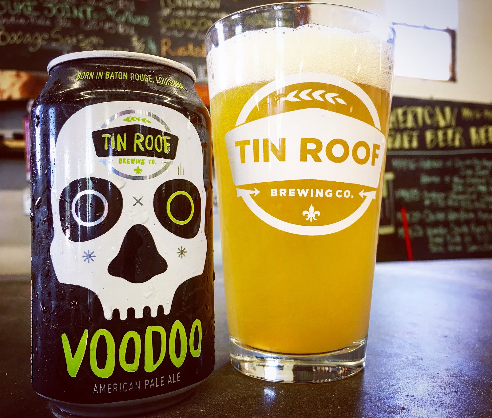 Bite and Booze Beers With Chuck Voodoo Pale Ale from Tin Roof Brewing