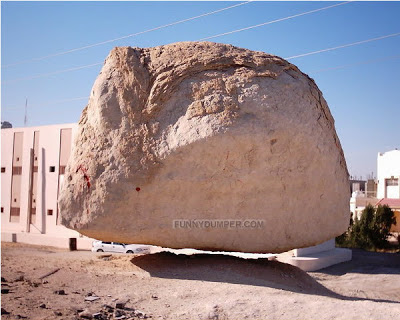 batu terbang Dome of the Rock 