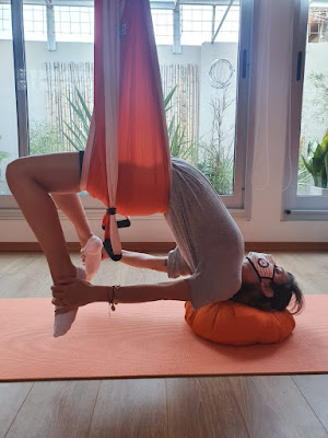 yoga aéreo para embarazadas