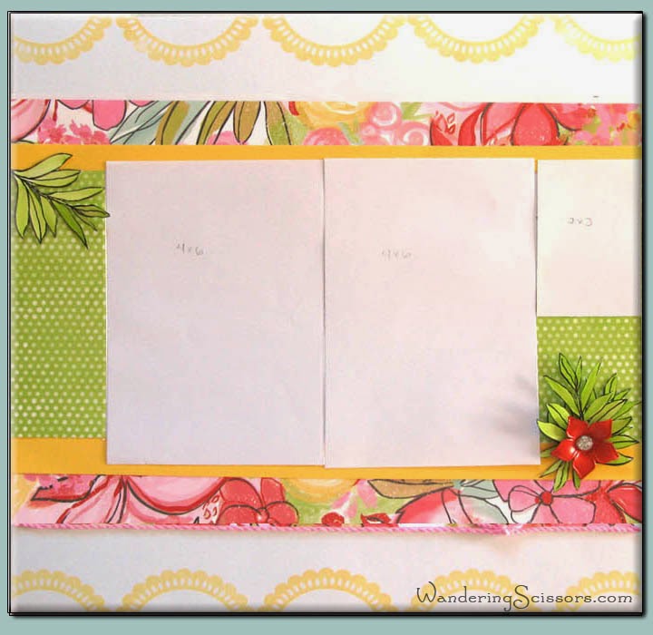 Wandering Scissors: Beautiful Brushed 6 Page Layout Workshop and E-Files