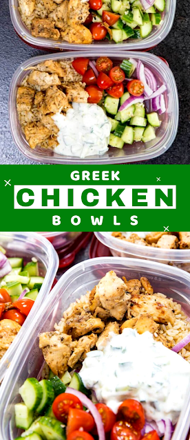 Greek Chicken Bowls (Meal Prep Easy)