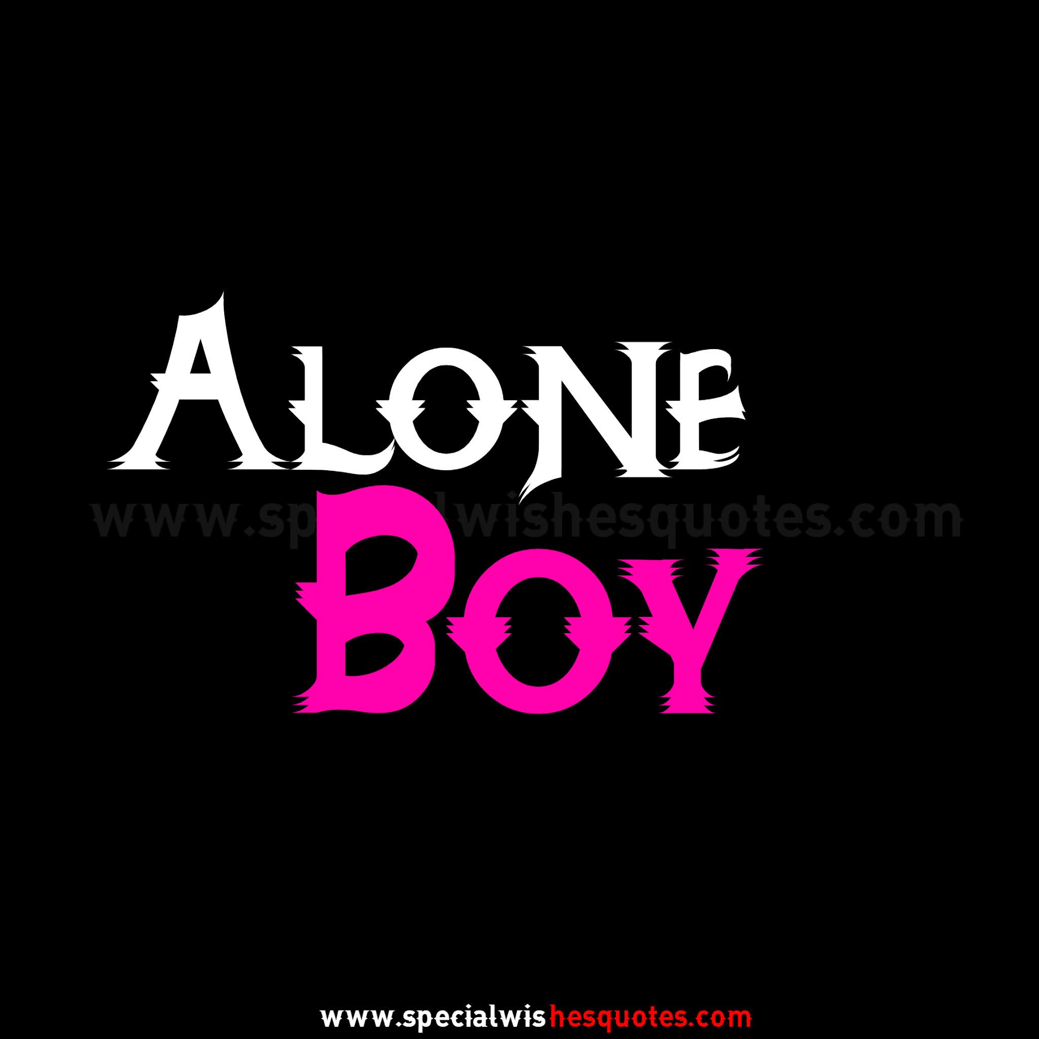 'Alone Boy Attitude Dp For Boys For Whatsapp'