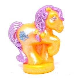 My Little Pony Orange Seashell Pony Year 8 Pretty 'n Pearly Ponies Petite Pony