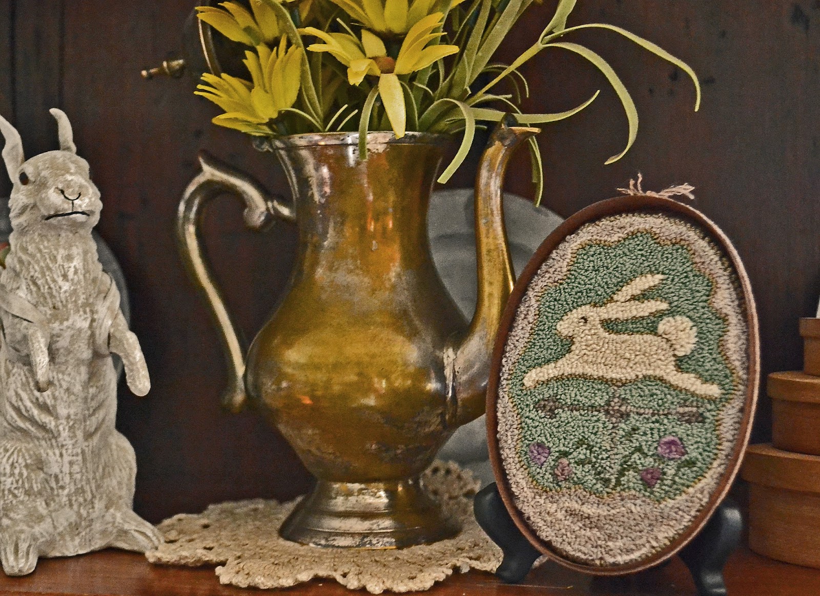 Village Folk Art ***: A BUNNY RABBIT WEATHER VANE