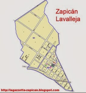 Mapa de la localidad de Zapicán