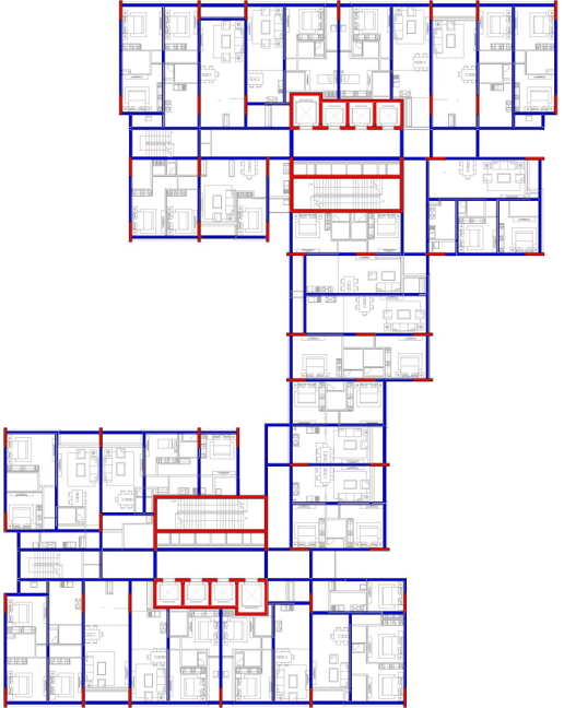 Ý tưởng thiết kế kết cấu chịu lực tầng căn hộ điển hình