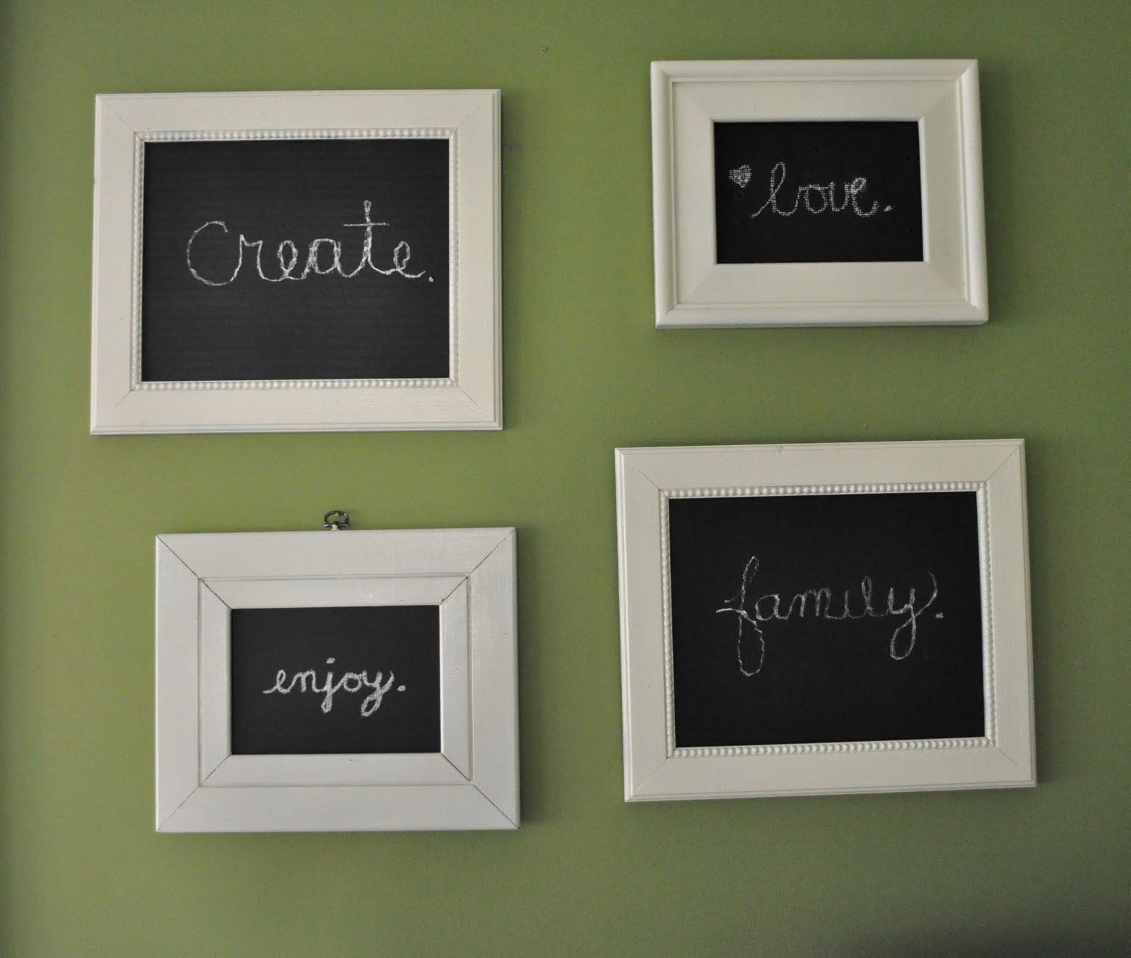 jessicaNdesigns Picture Frame Chalk Boards (diy)