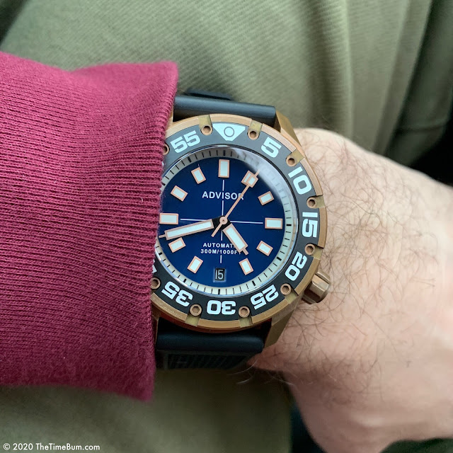 Advisor SUPA Diver bronze blue