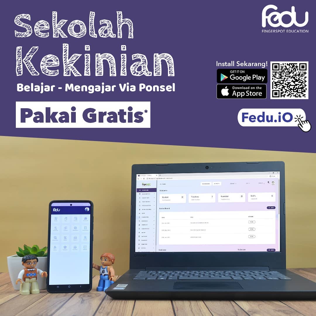 FEdu: Fingerspot Education aplikasi manajemen sekolah online
