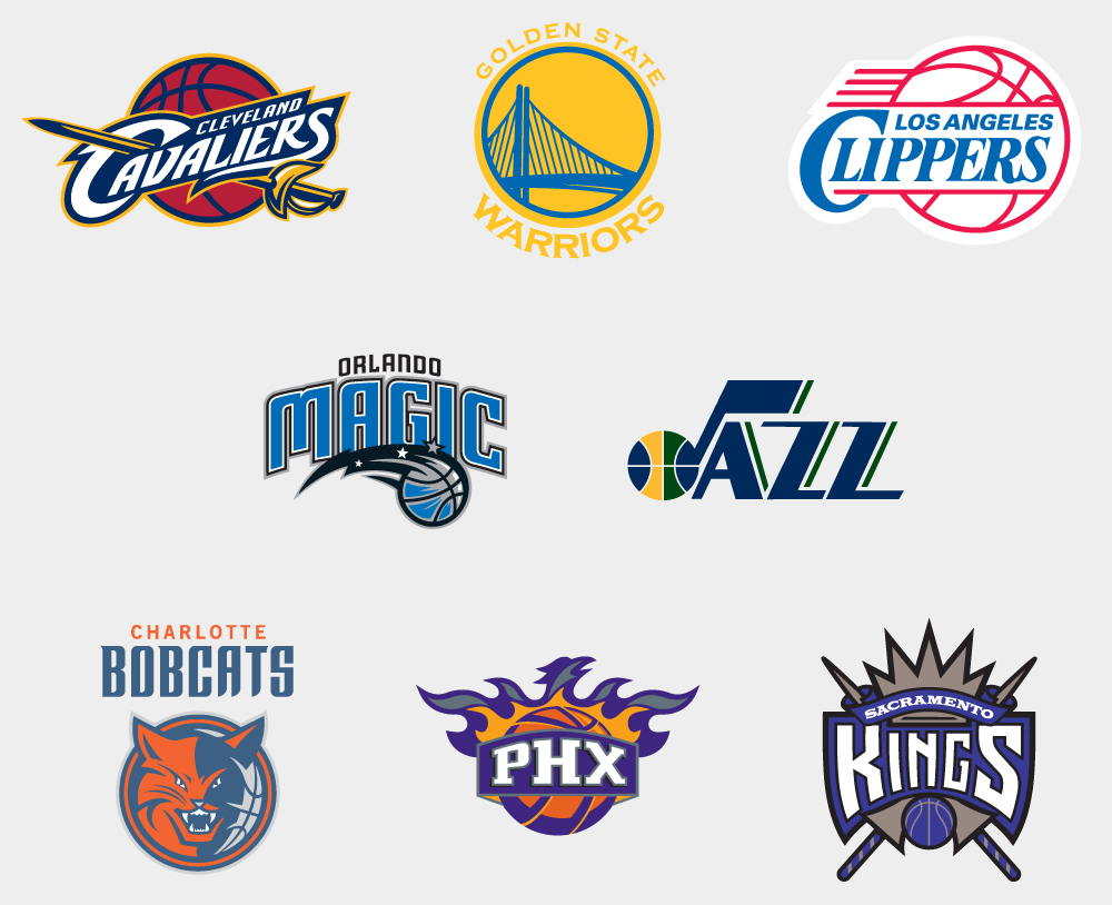 All Logo Designs: NBA Logos