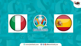 بث مباشر مباراة ايطاليا ضد اسبانيا مباشرة في كأس أمم أوروبا