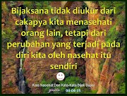 Baru 69+ Kata Bijak Nasehat Diri, Kata Bijak
