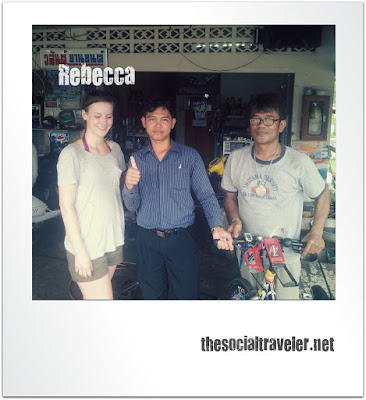 Rebecca Leach from Canada joined for a day from Chumphon Thailand