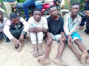 Osun Police Command Paraded Suspected Ritualist With Human Skull, 12 Others .