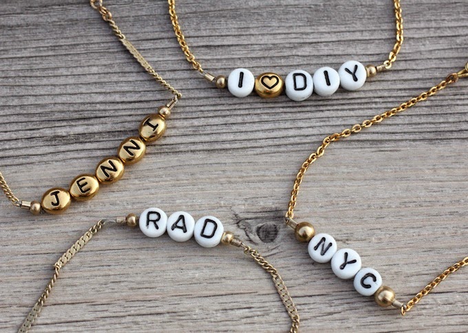 Beader Garden: Make Bracelet Using Alphabet Beads