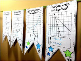 Systems of Equations Pennant {graphing}