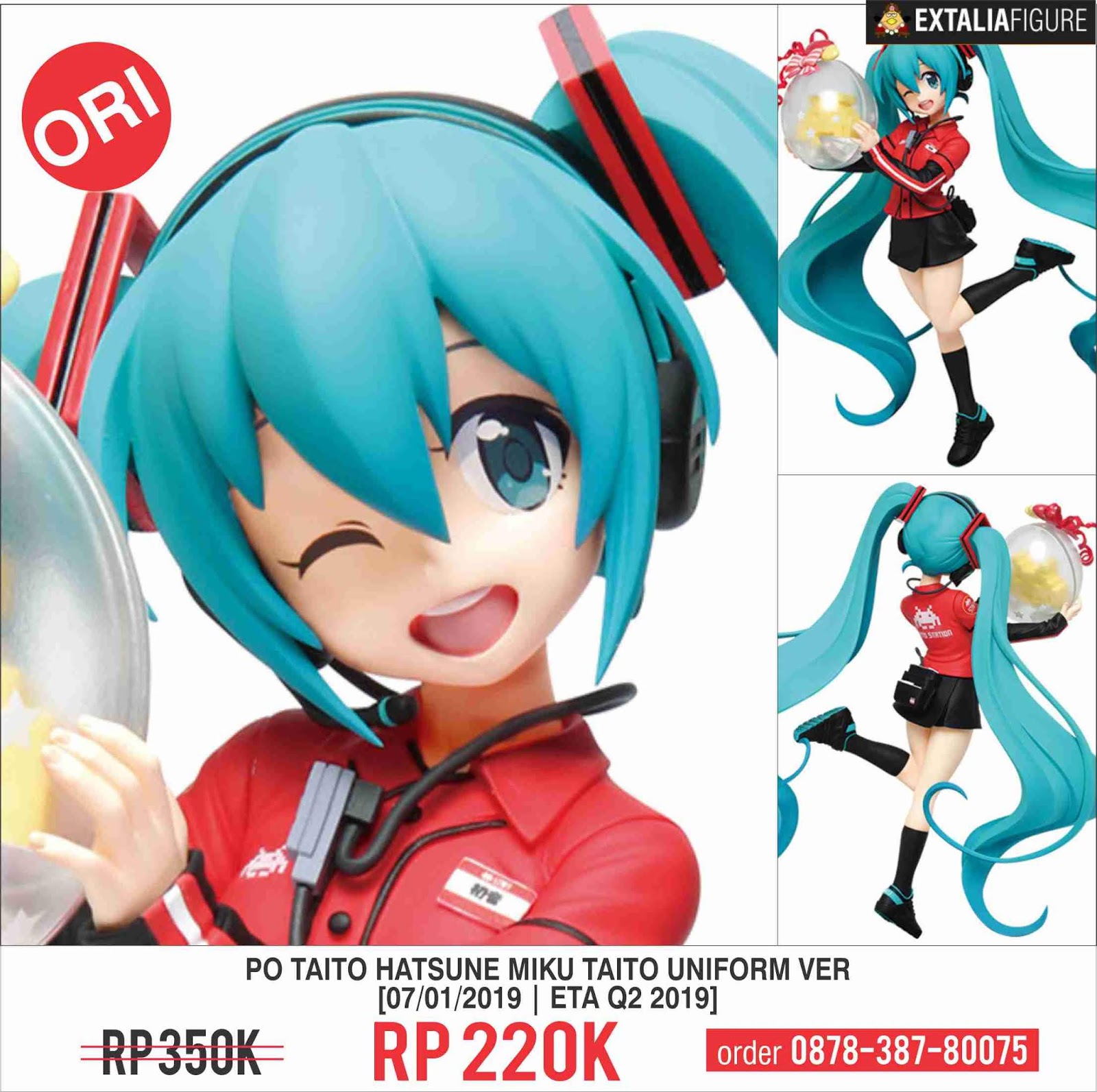Pre Order Taito Hatsune Miku Taito Uniform Version Extalia Hobbies