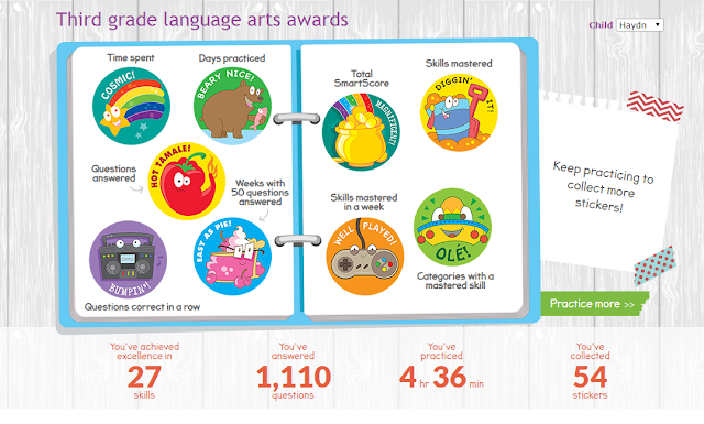 language arts through IXL in your homeschool