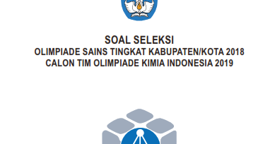 Soal Osk Kimia Tahun 2018 Juara Pendidikan