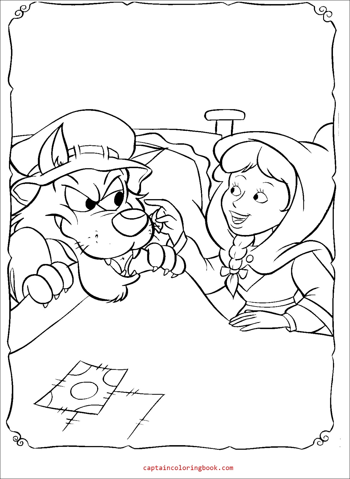 Little Red Riding Hood Coloring Pages Coloring Pages