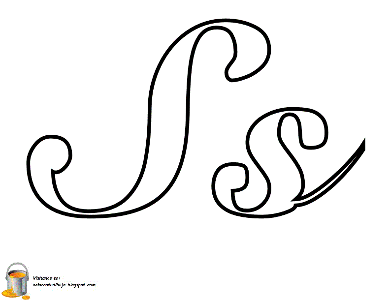 Colorea Tus Dibujos Letra S Para Colorear Pintar E Imprimir