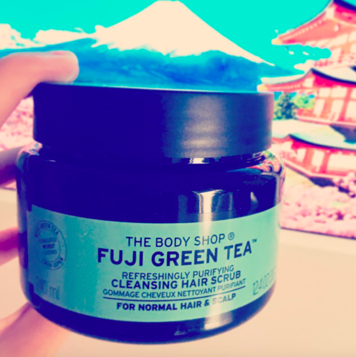 The Body Shop Fuji Green Tea Cleansing Hair Scrub Review Isabella's
