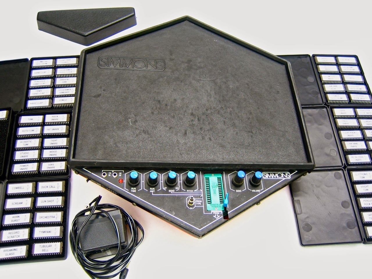 MATRIXSYNTH Simmons SDS1 Drum Synth Pad & Huge EPROM Library