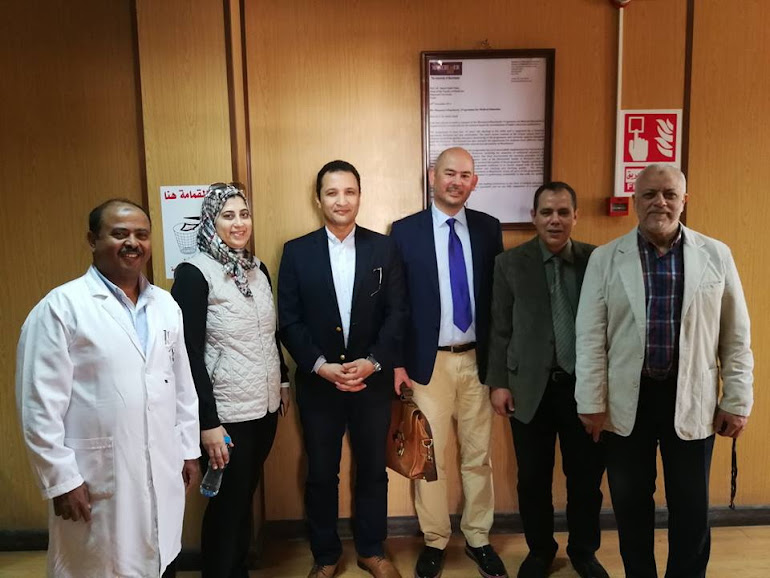 Visit of Prof. Colin (UK) to Mansoura Faculty of Medicine