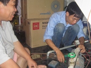 Sửa máy bơm nước tăng áp tại Hà Nội