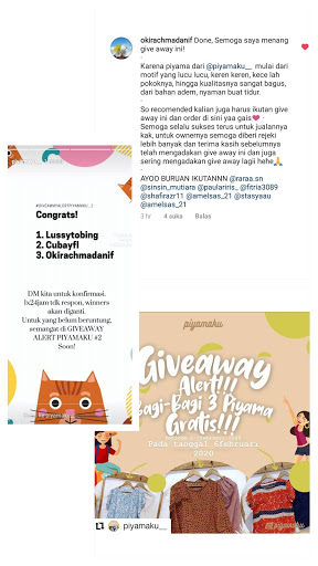 Okirachmadanif Tips Trik Menang Giveaway Di Instagram Okirachmadanif