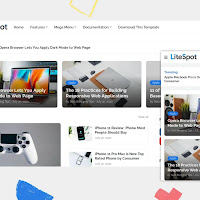 LiteSpot Remake Premium Blogger Template Free Download