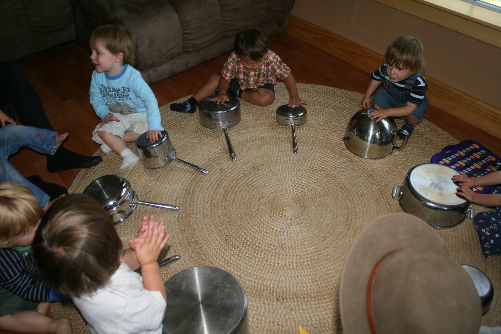 Little Sprouts Pots and Pans Drum Circle