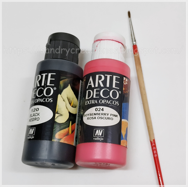 pinturas acrílicas pincel