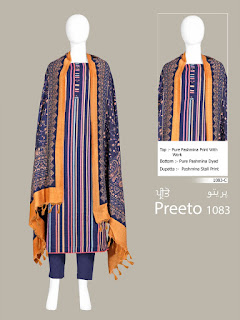 Bipson Preeto 1083 Pashmina Winter Collection
