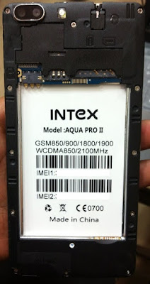 Intex AQUA Pro II MT6580 5.1 (6.0) Firmware Free Download