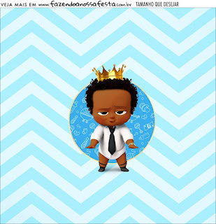 The Boss Baby Afro: Free Printable Candy Bar Labels.