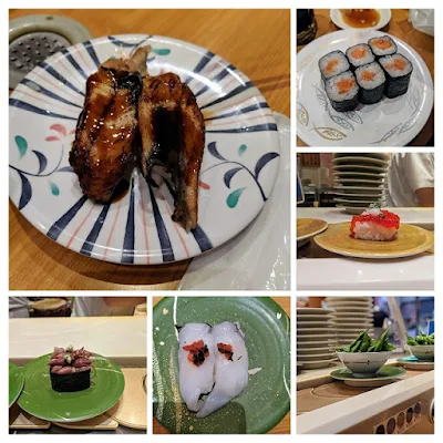 Japan for a week itinerary: Conveyor belt sushi