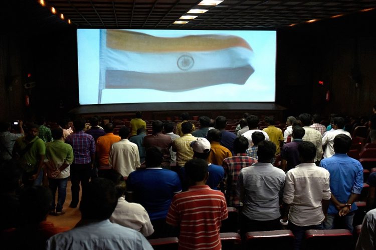 No Need To Stand Up When National Anthem Is Played As A Part Of A Film