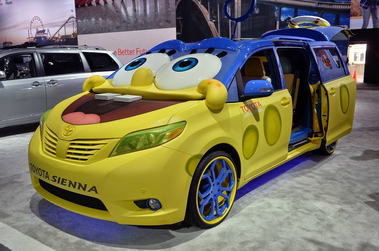 Bob Esponja ya tiene coche! Un Toyota Sienna muy especial