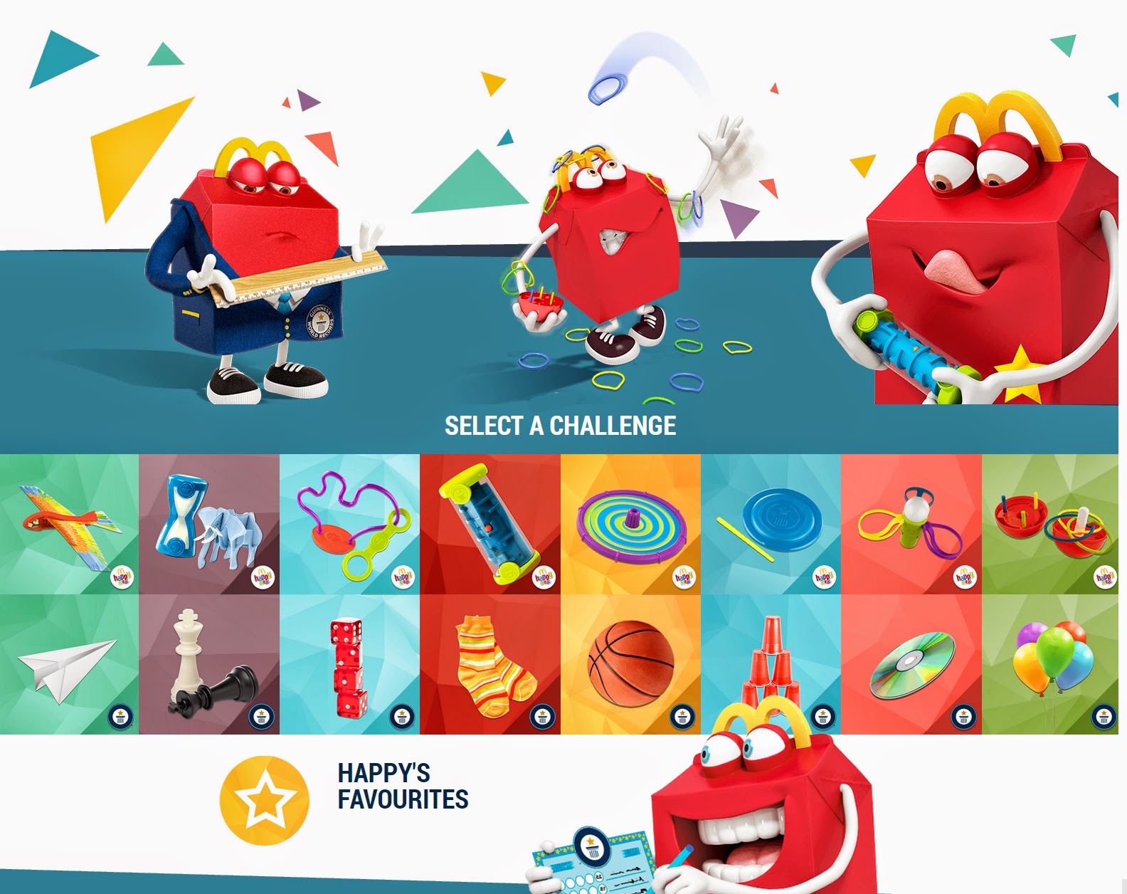 Yolantele Guinness World Record Toys for Mcdonalds' Happy Meal