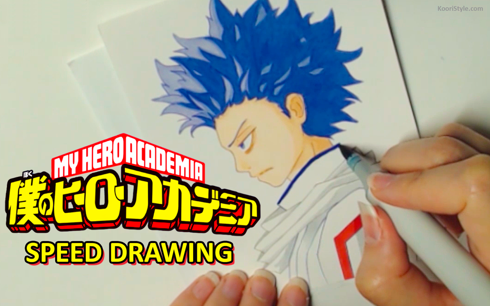 My Hero Academia Drawing Shinsou Hitoshi Koori Style