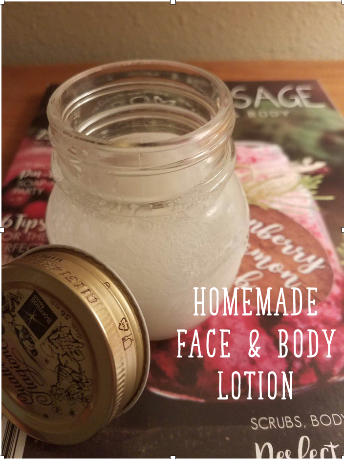 Zero Waste Student Homemade Face & Body Lotion