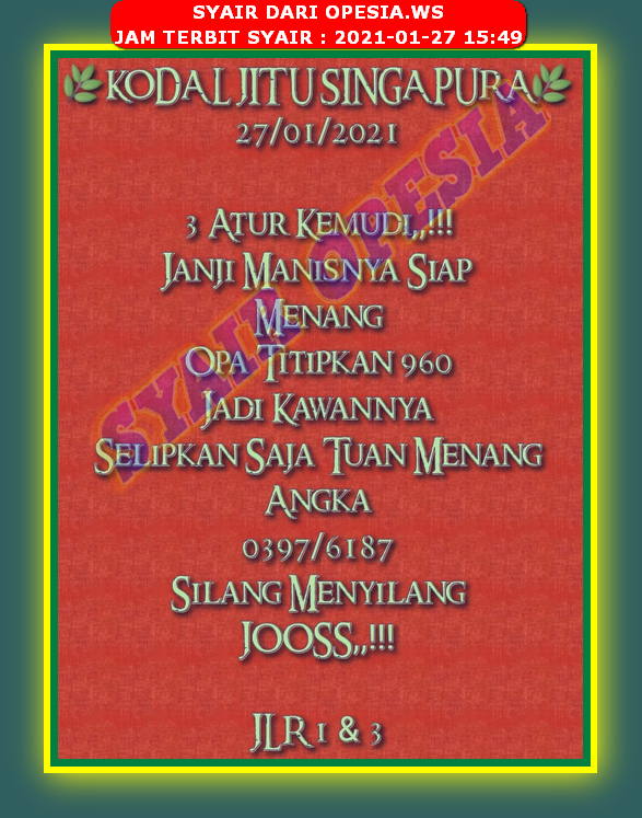 PREDIKSI SGP YOHII