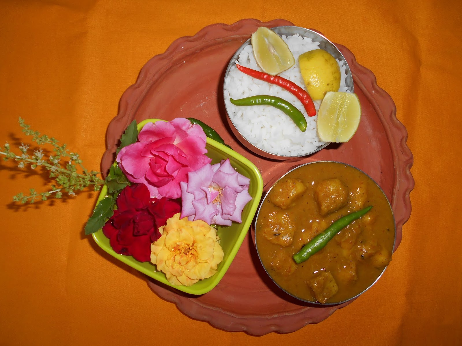 Paramita's Kitchen Bengali Style Oler Dalna / Bengali Style Yam Curry