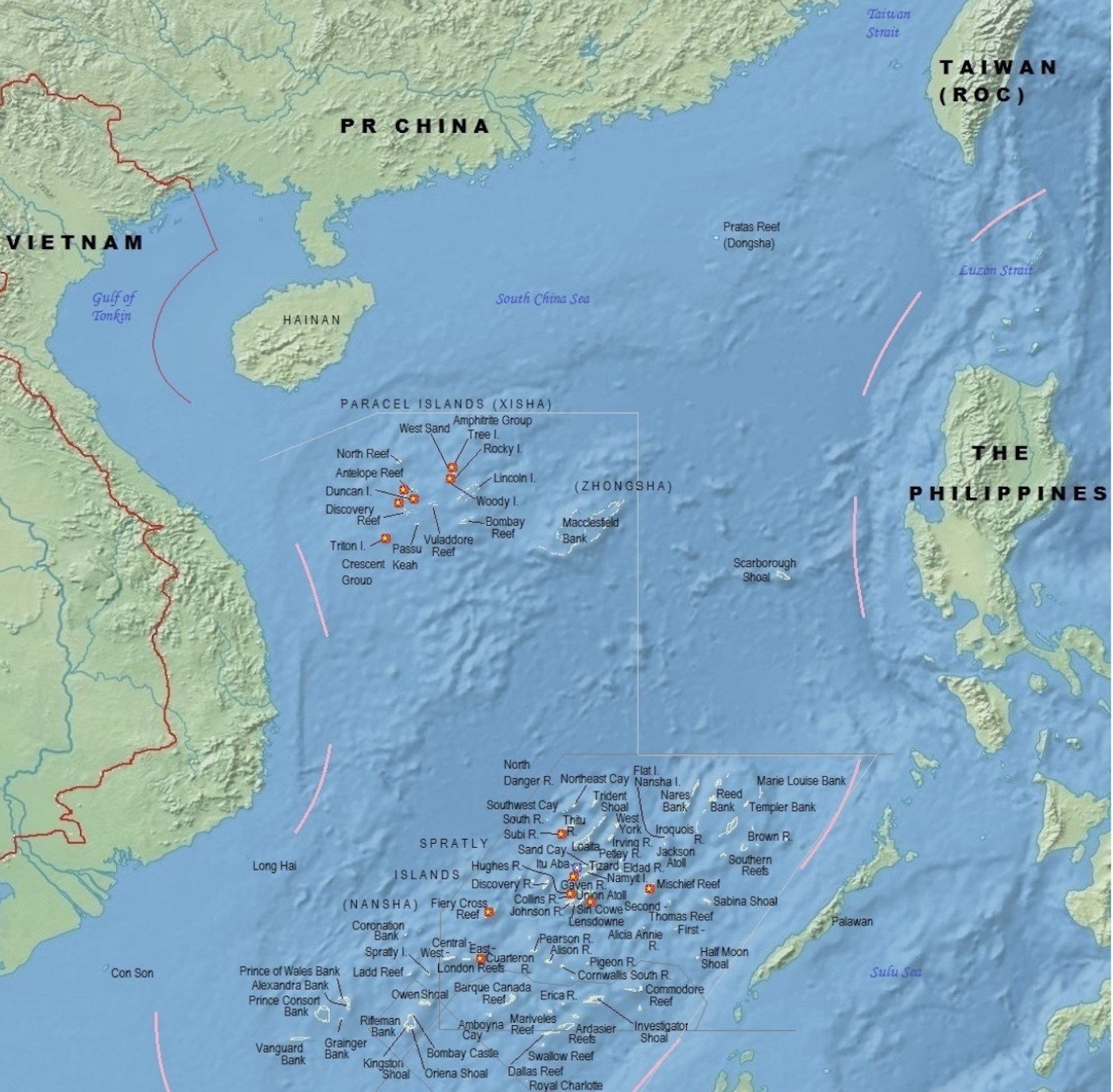 Где южно китайское море. Географическое положение Южно китайского моря карта. Южно-китайское море на карте. Карта глубин Южно китайского моря. Восточное и Южно китайское море.