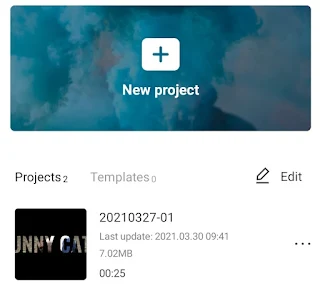 create new project